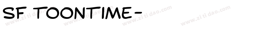 SF Toontime字体转换